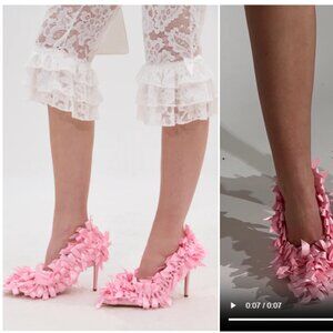 AZALEA WANG STACIA PINK BOW PUMP - 11